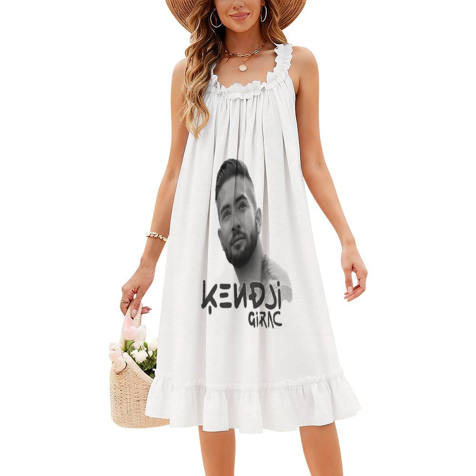 Kendji Girac Portrait Floral S - Smocked Dress Women recension och pris