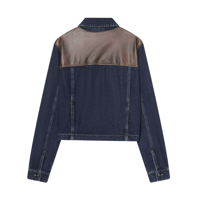 ETJ Women's Denim Jacket & Jea - Women'S Fashion Leather Jacket recension och pris