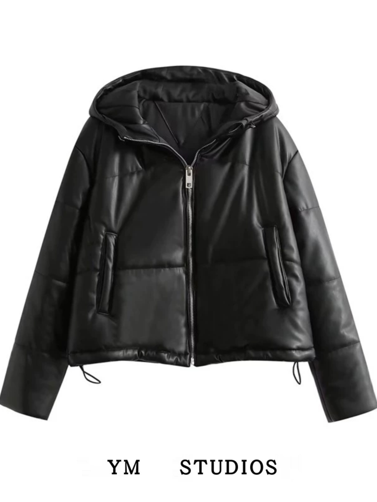 Loose Casual PU Leather Jacket - Women'S Fashion Leather Jacket recension och pris