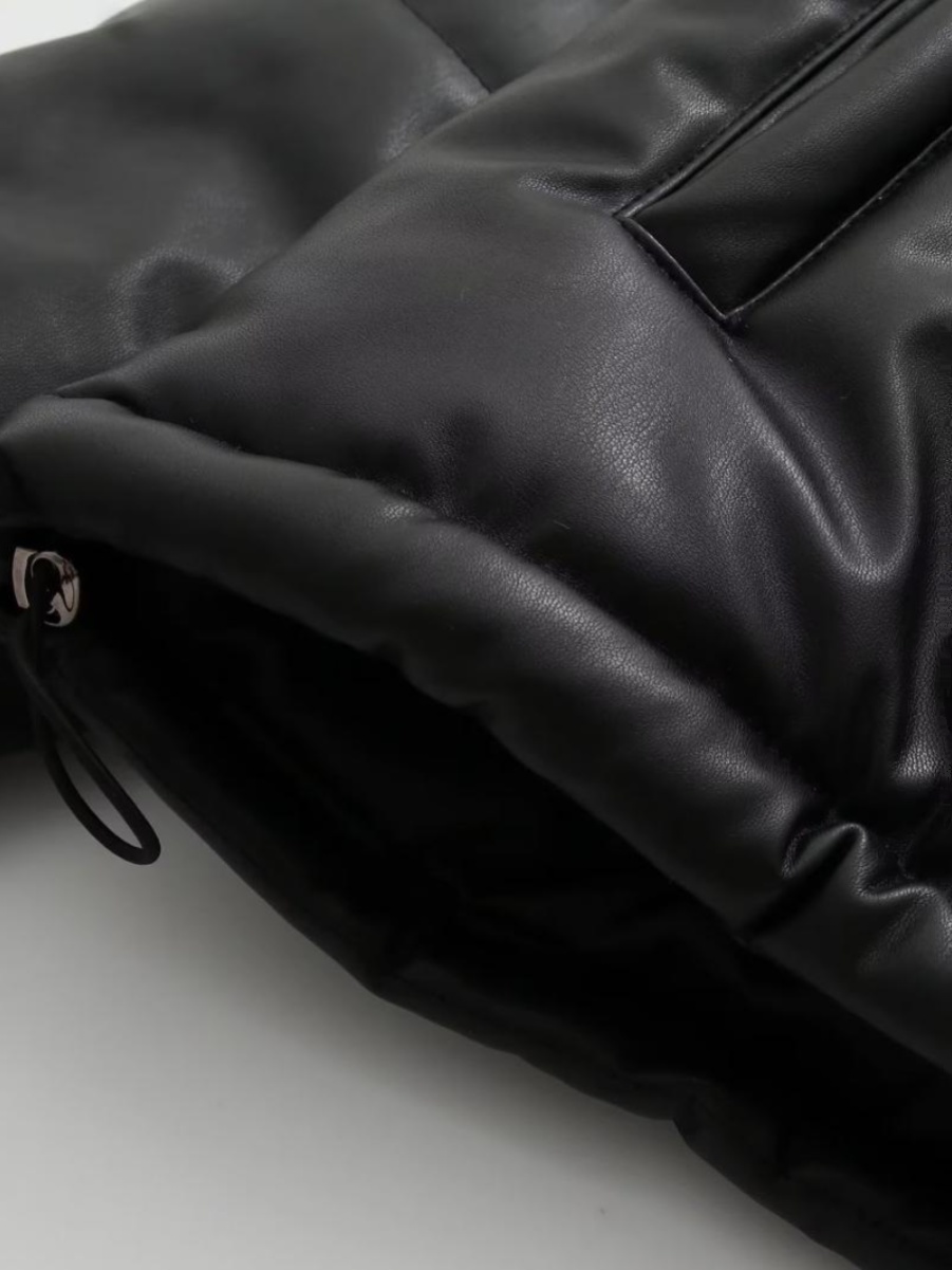 Loose Casual PU Leather Jacket - Women'S Fashion Leather Jacket recension och pris