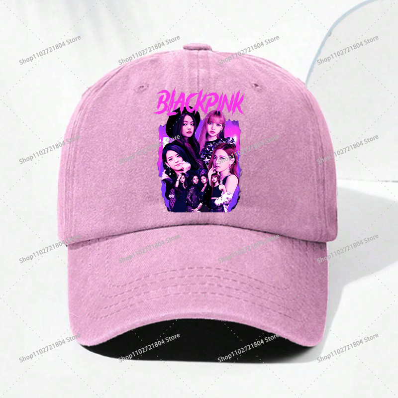 BlackPink Hip Hop Baseball Cap - Women Fashion Hats recension och pris