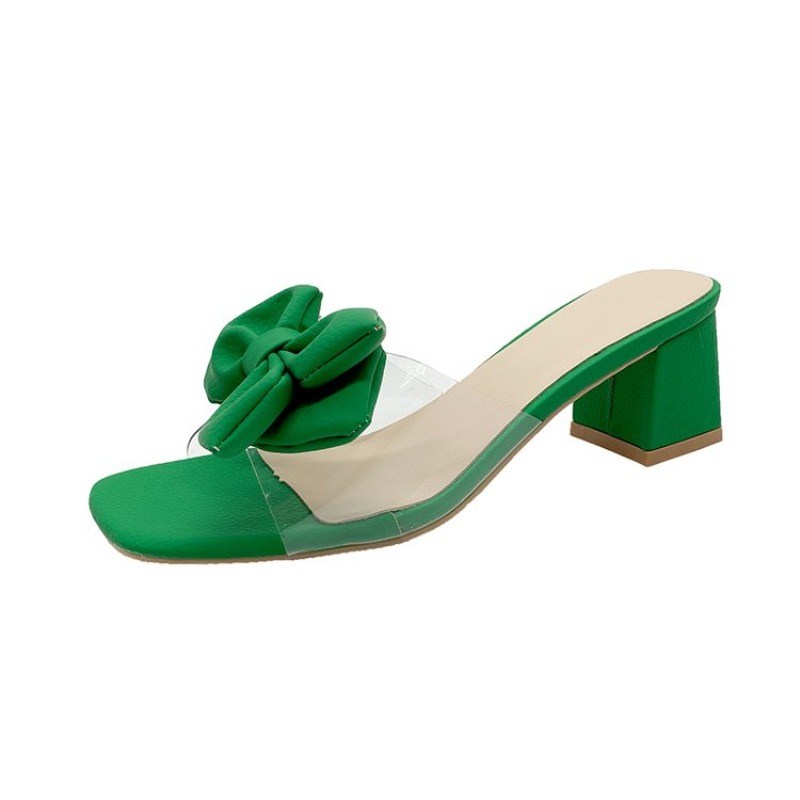 Heeled Women Slippers Bow High - Women Fashion Trend 2025 recension och pris