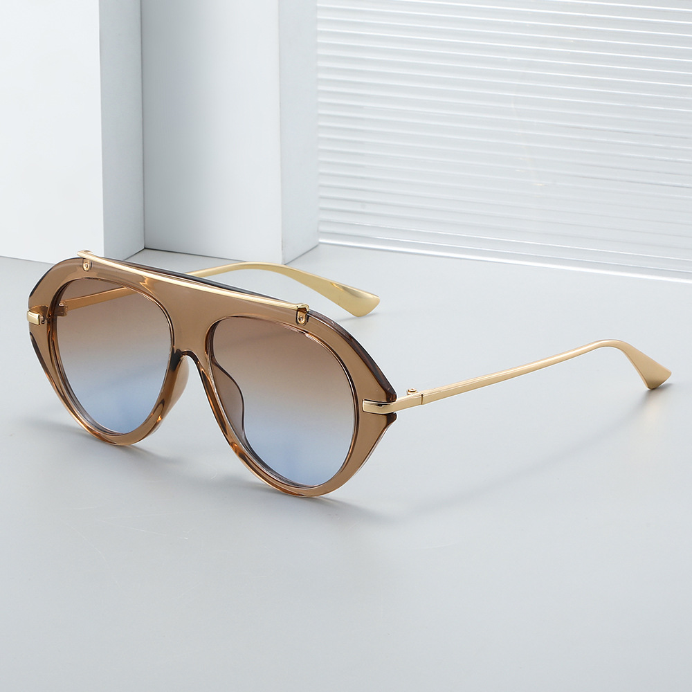 New Oversized Pilot Sunglasses - Women'S Fashion Of The 70S recension och pris