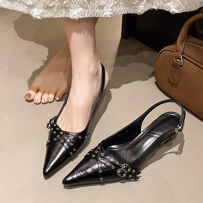2025 New Women Pointed Toe San - Women Fashion Trend 2025 recension och pris