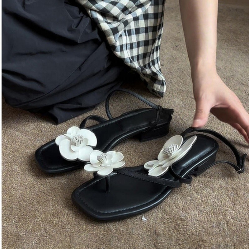 Wonen  Flower Clip Toe High Sa - Floral Summer Dress recension och pris