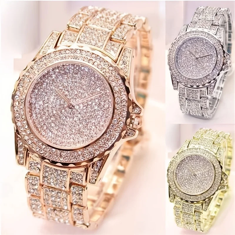 Fashion Crystal Full Steel Wom - Women'S Fashion Digital Watch recension och pris