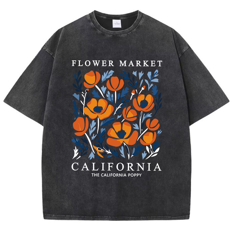 Flowers Market California Prin - Women'S Fashion Market Size recension och pris