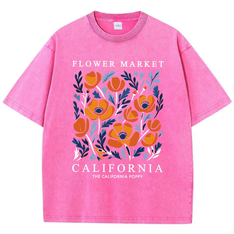 Flowers Market California Prin - Women'S Fashion Market Size recension och pris