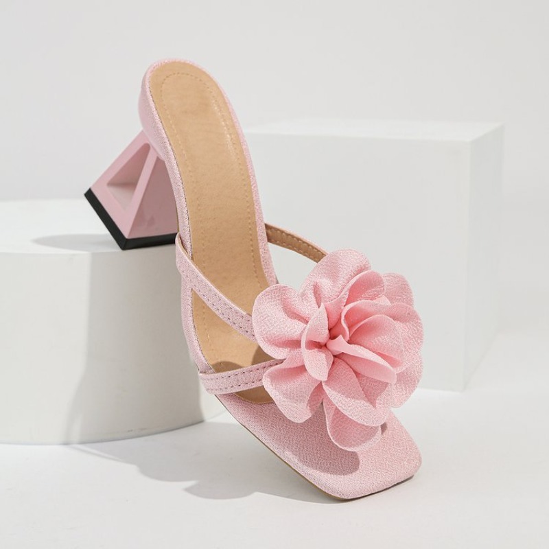Womens 3D Flower Decor Sandals - Floral Summer Dress recension och pris