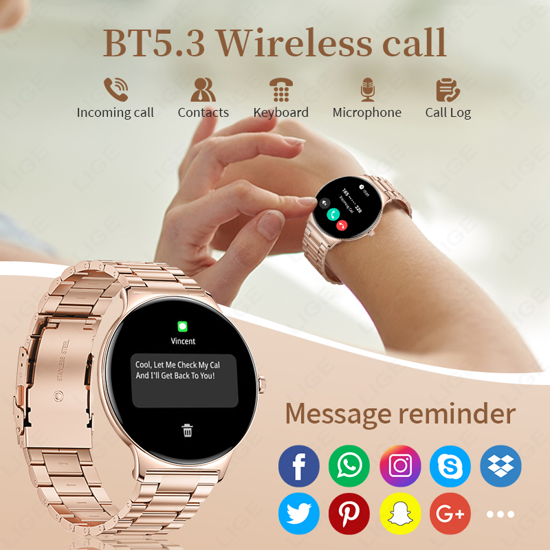 2025True AMOLED Smart Watch La - Women'S Day Fashion Show recension och pris