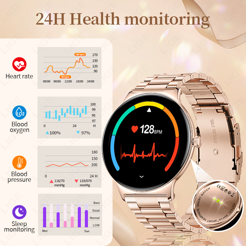 2025True AMOLED Smart Watch La - Women'S Day Fashion Show recension och pris