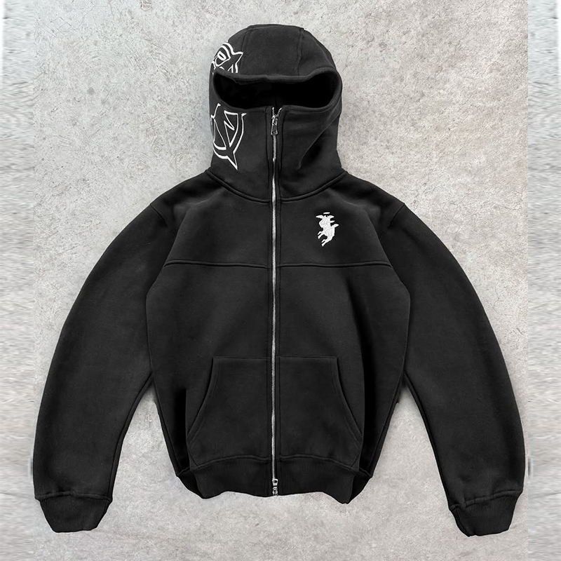 Embroidery Graphic Streetwear  - Women'S Fashion Zip Hoodie recension och pris