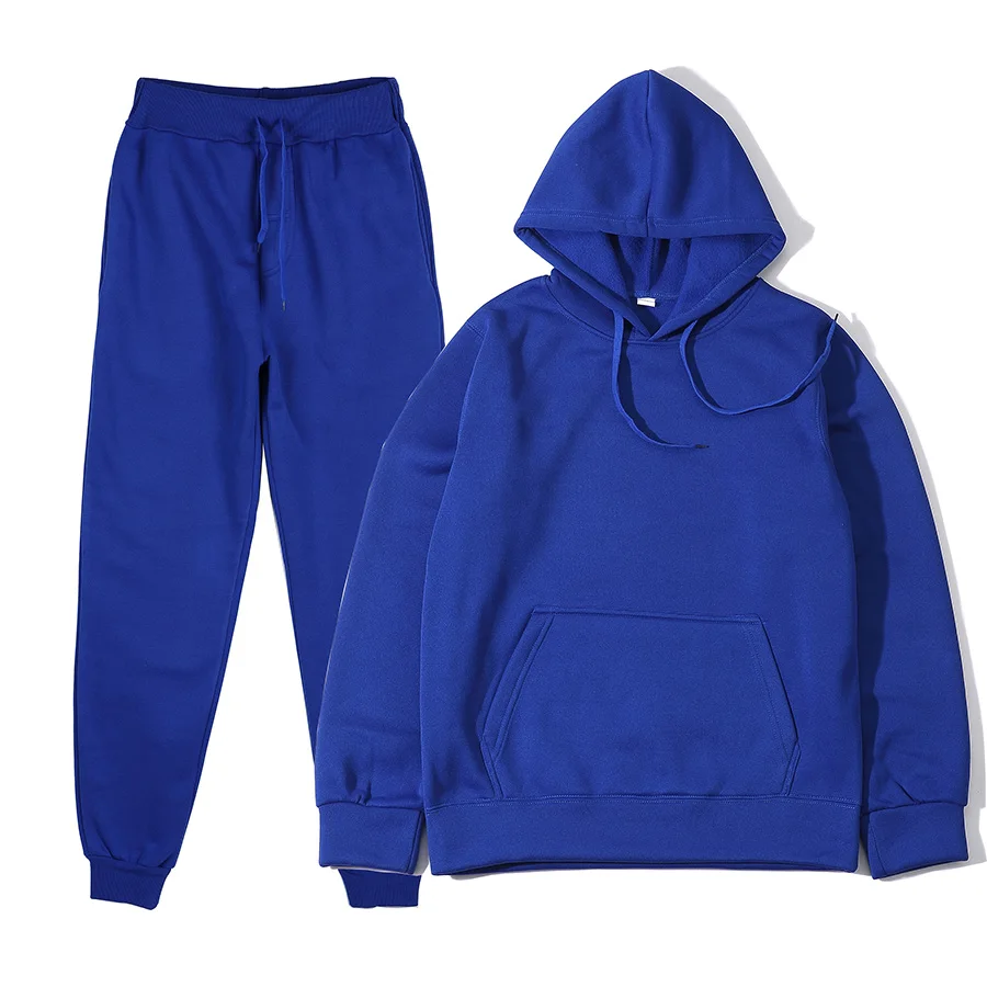 Unisex 2Pcs Sportswear Set Hoo - Women And Men Fashion recension och pris