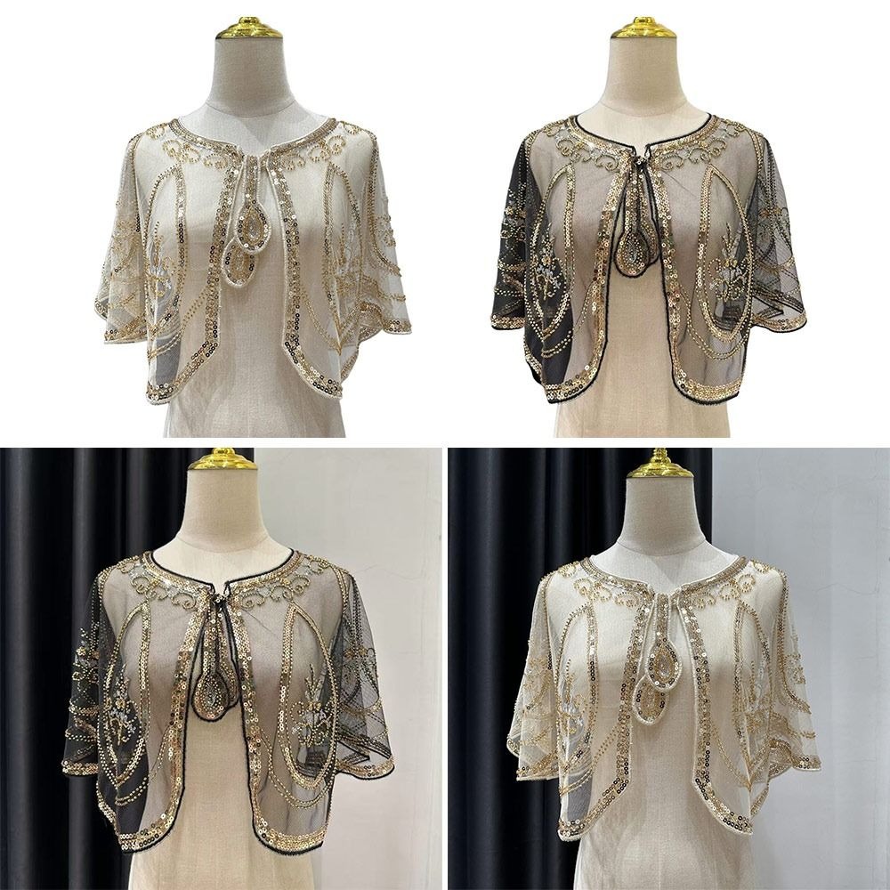 Elegant Sequin Embroidery Flap - Women'S Fashion Of The 1920S recension och pris