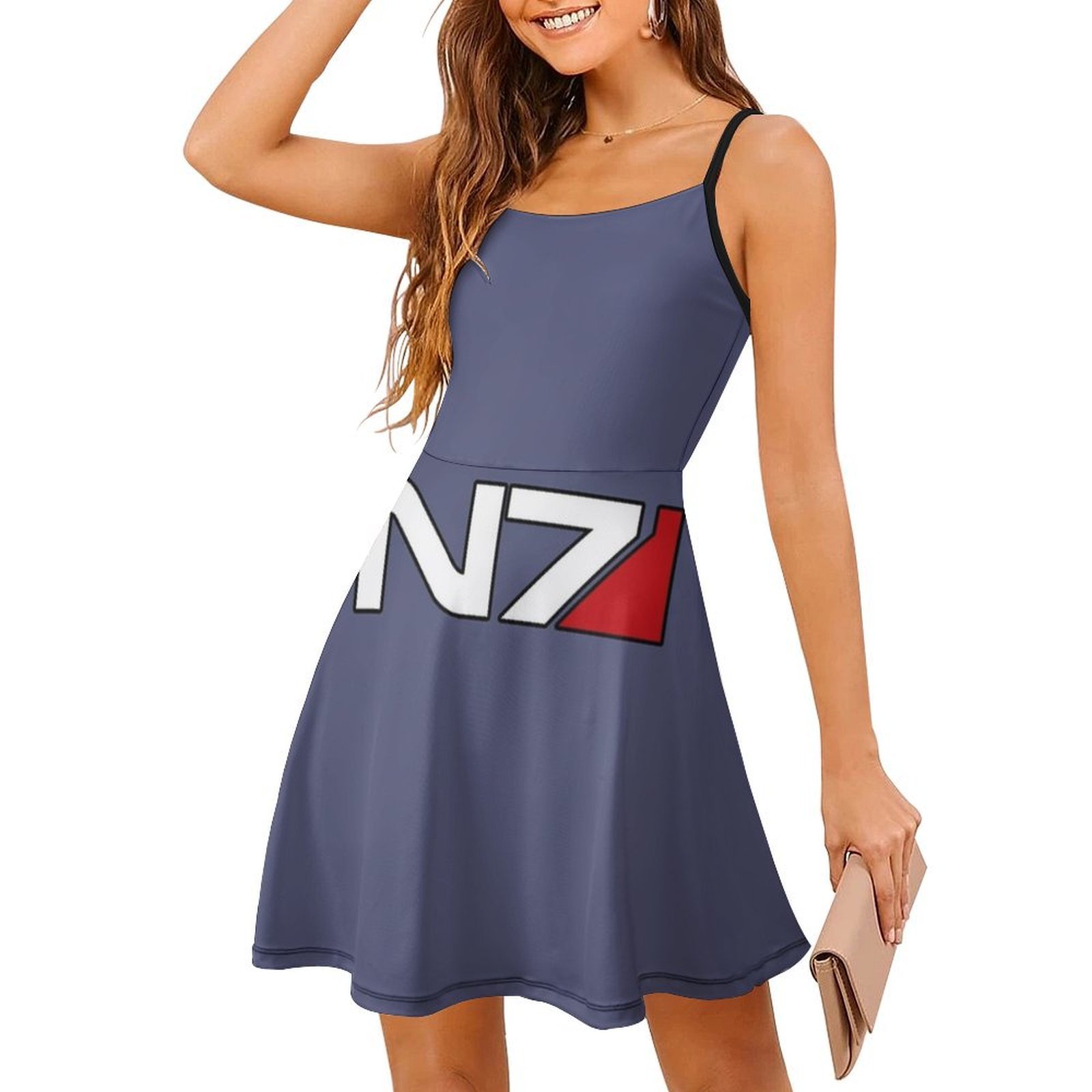 N7 Logo Floral Smock Dress For - Smocked Dress Women recension och pris